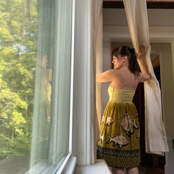 Anthropologie Vanessa Virginia straplesss dress - Picture 9 of 12